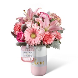 The FTD Sweet Baby Girl Bouquet by Hallmark from Kinsch Village Florist, flower shop in Palatine, IL